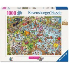 1000 pc Ravensburger Puzzle - Holiday Resort 3 The Pool 1000 pc Ravensburger Puzzle - Holiday Resort 3 The Pool